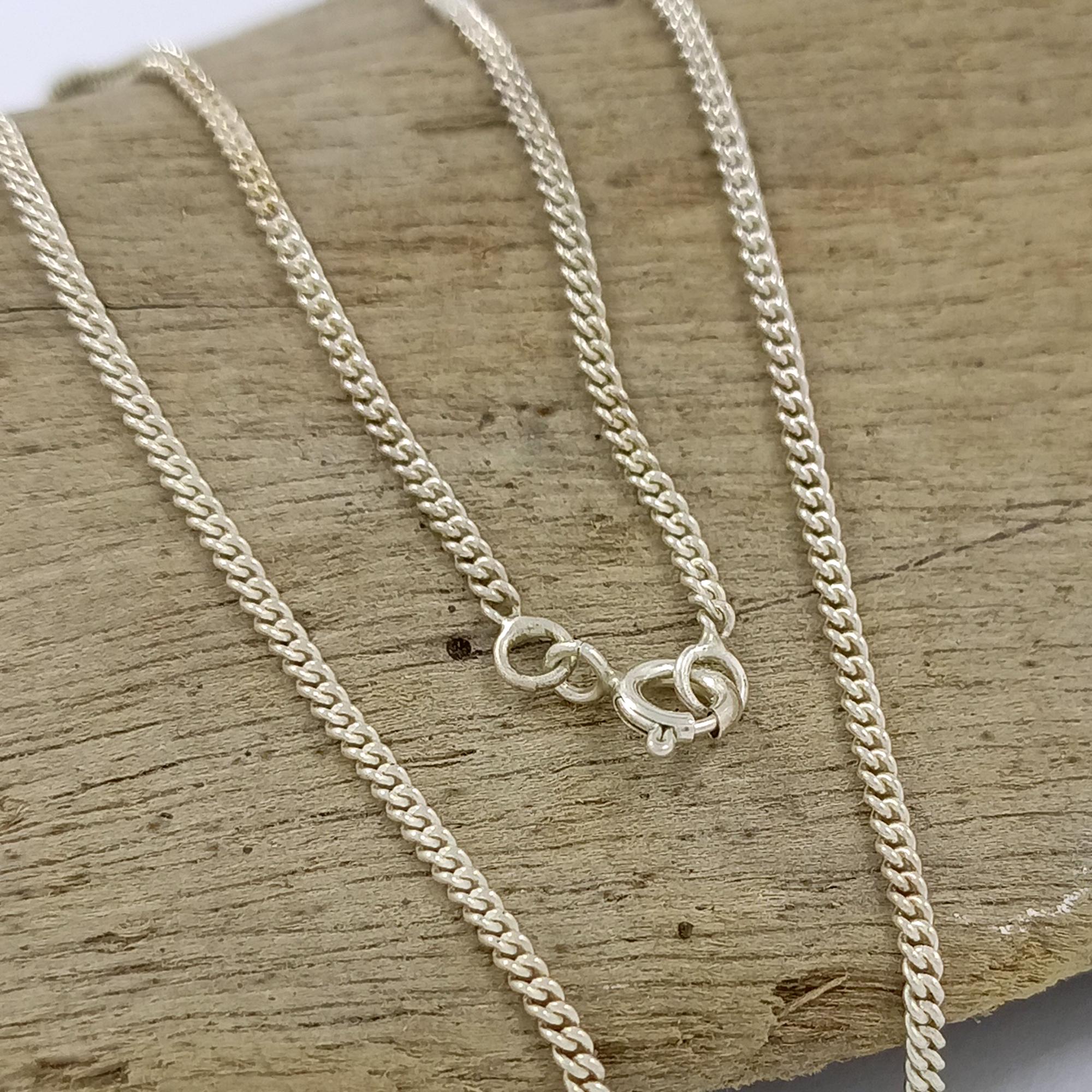19.7 Inch (50cm) Sterling Silver Dainty Tiny Finished Chain