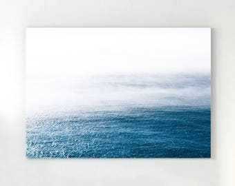 ocean wall art water print waves poster blue water large