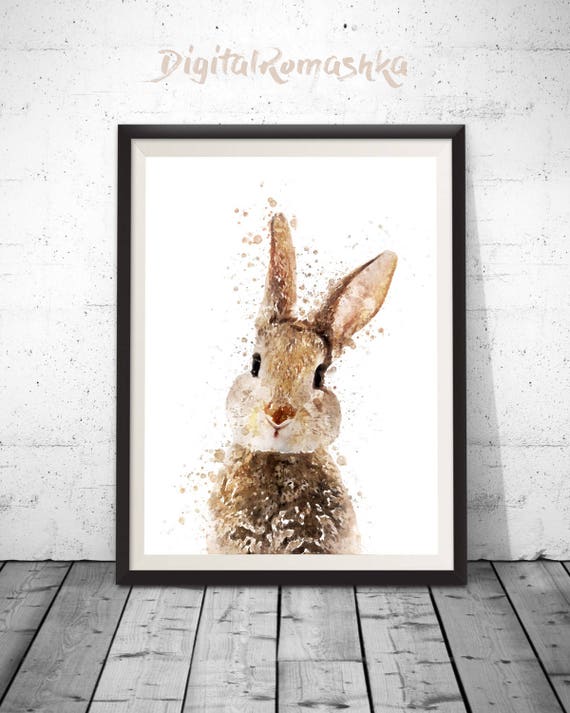nursery bunny wall art