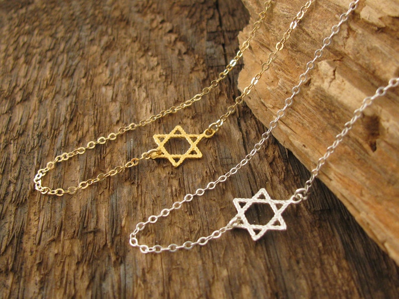 Collier étoile Juive Collier Shema Israël Pendentif De