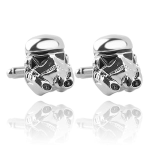 Stormtrooper cufflinks, Star Wars Cufflinks, Cufflinks, Star Wars lovers, Cuff Links, Jewelry, Star Wars Gift, Groomsmen, Gifts for Him