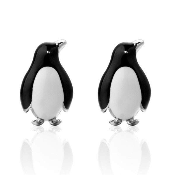 Penguin Cufflinks Etsy