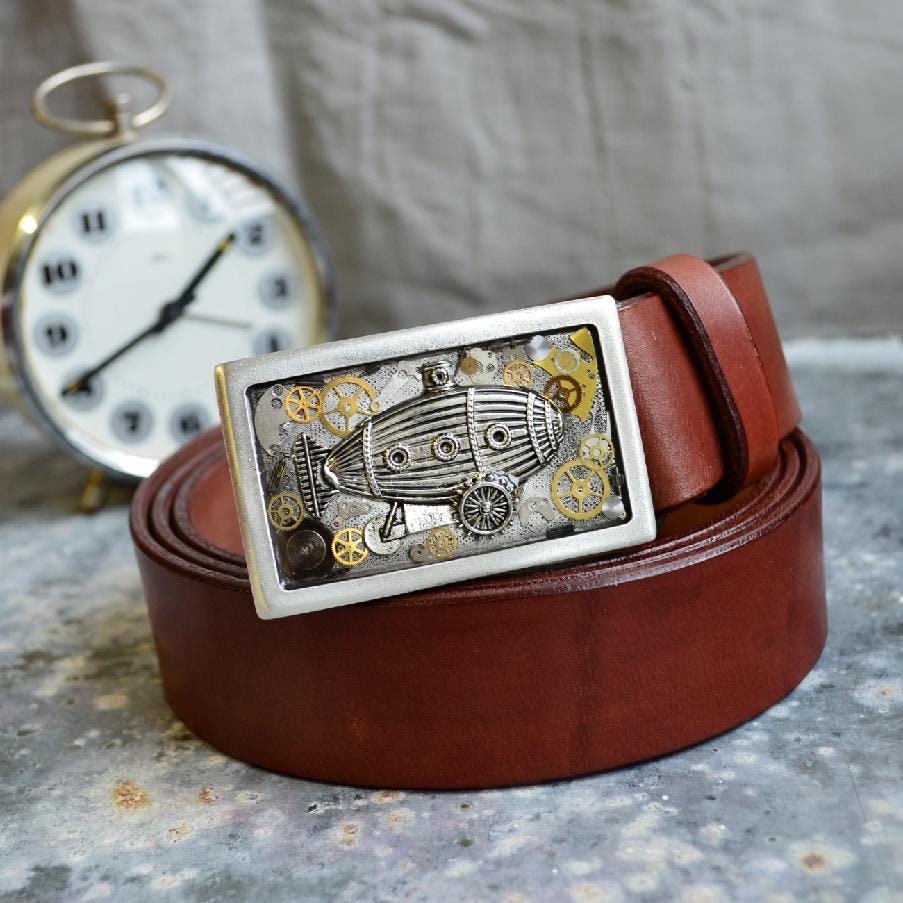 Airship Cool Brown Belt Steampunk 