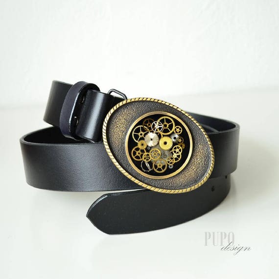 Steampunk top belt buckle