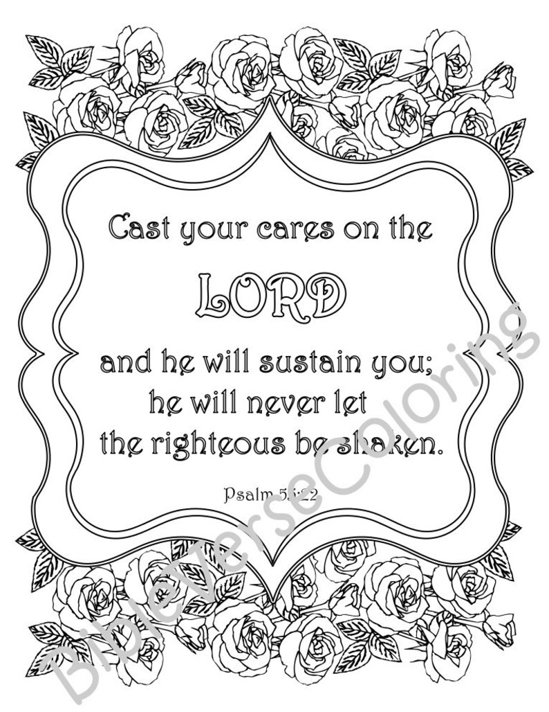 Download 5 Pack Coloring Pages PDF Instant Download Printable Bible | Etsy