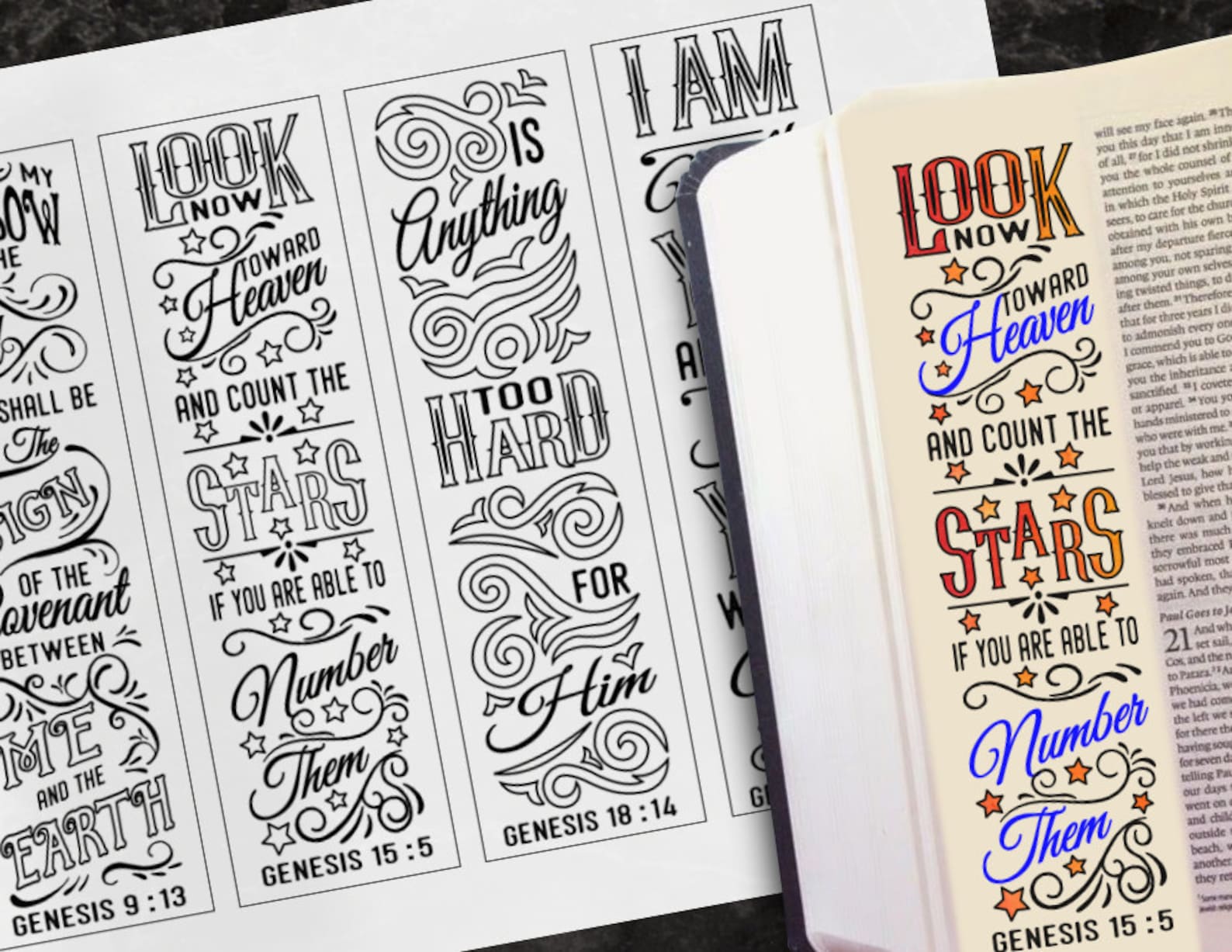 GENESIS 4 Bible Journaling Printable Templates Illustrated - Etsy