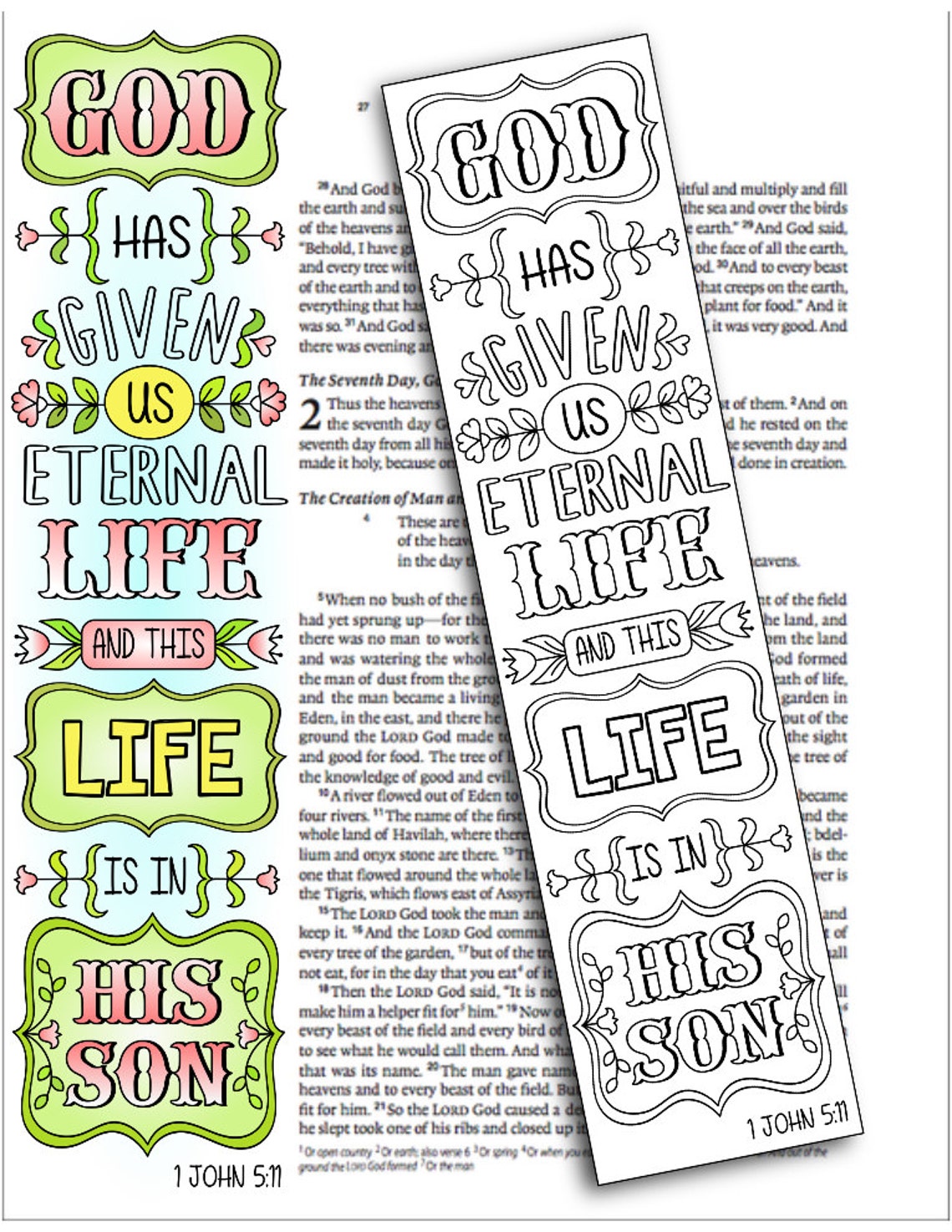 EASTER 4 Bible Journaling Printable Templates Illustrated - Etsy