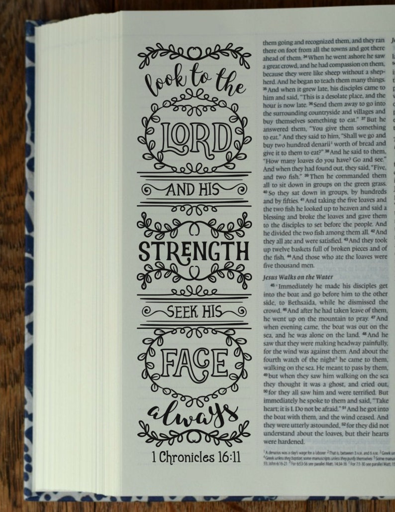 CHRONICLES 4 Bible journaling printable templates, illustrated christian faith bookmarks, black and white bible verse prayer journal image 2