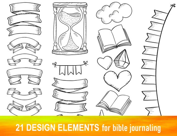 21 PRINTABLE TEMPLATES for Bible Journaling Verse Art - Etsy