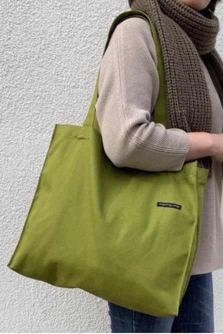 CREATCABIN Giraffen Einkaufstasche Canvas - Wiederverwendbar 38x34cm Faltbar