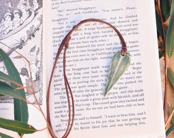 Eucalyptus Leaf Ceramic Necklace // Sensory Pendant // Essential Oil Necklace // Vegan Diffuser // Aromatherapy Jewellery