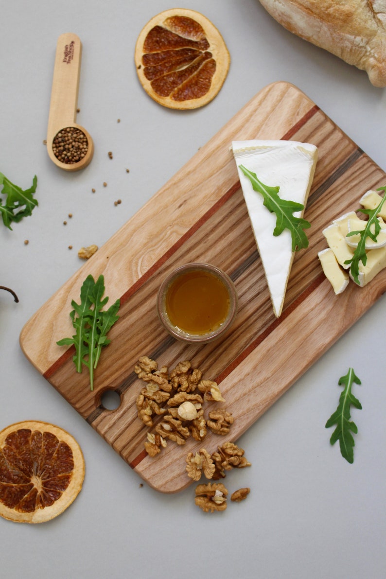 Wooden Cutting Board Rectangular For Kitchen Ash & Elm image 1