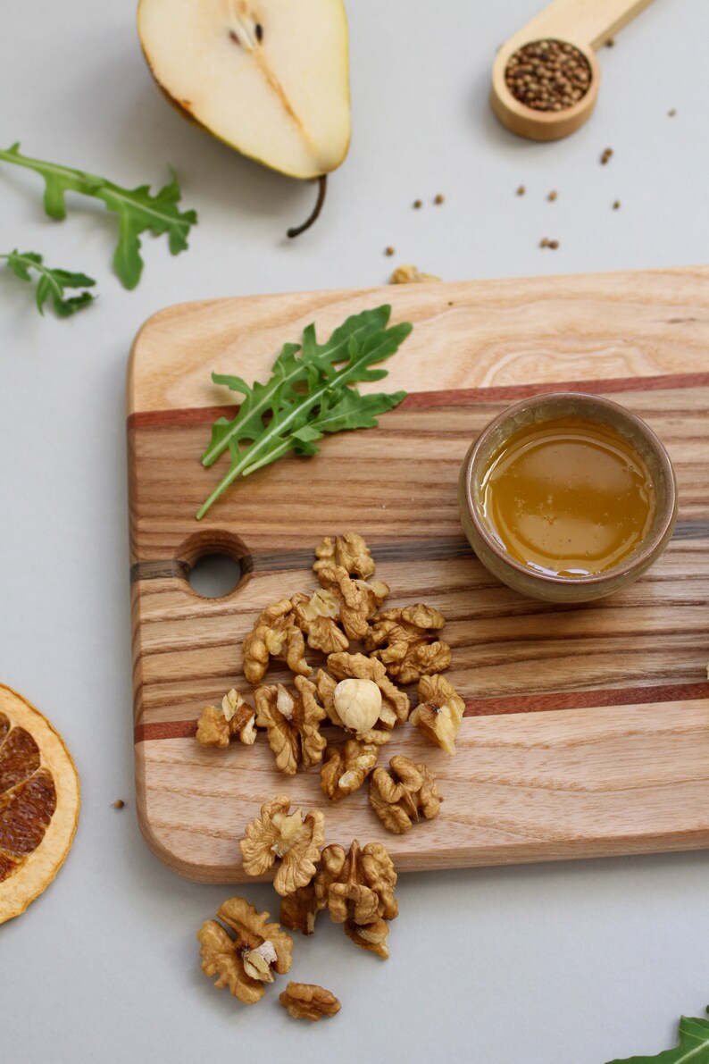 Wooden Cutting Board Rectangular For Kitchen Ash & Elm image 3