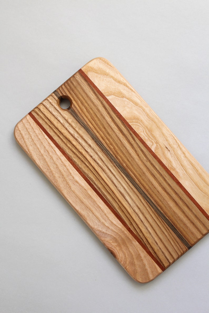 Wooden Cutting Board Rectangular For Kitchen Ash & Elm image 9