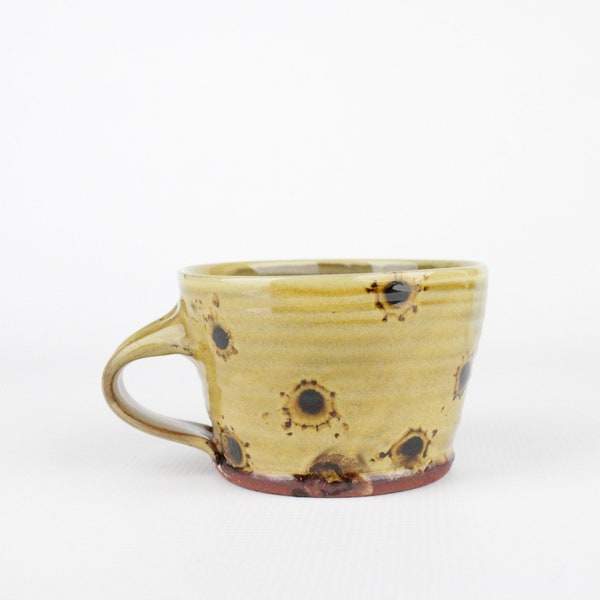 Slipware Cappuccino Mug Yellow