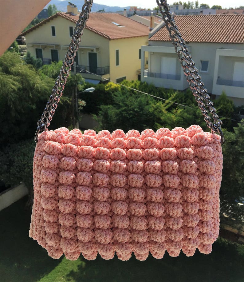 Crochet Handbag, Fashion Bag, Luxury Bag Etsy