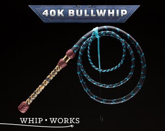 40K ブルウィップ、ウォーハンマー 40,000 ユニバースにインスパイアされたカスタムメイドのブルウィップ