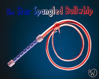 The Star Spangled Bullwhip, Custom Paracord Bullwhip