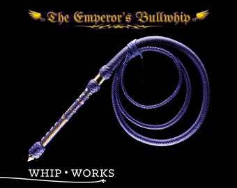 The Emperor's Bullwhip, a Custom Made Paracord Bullwhip inspired by the Warhammer 40K Universe