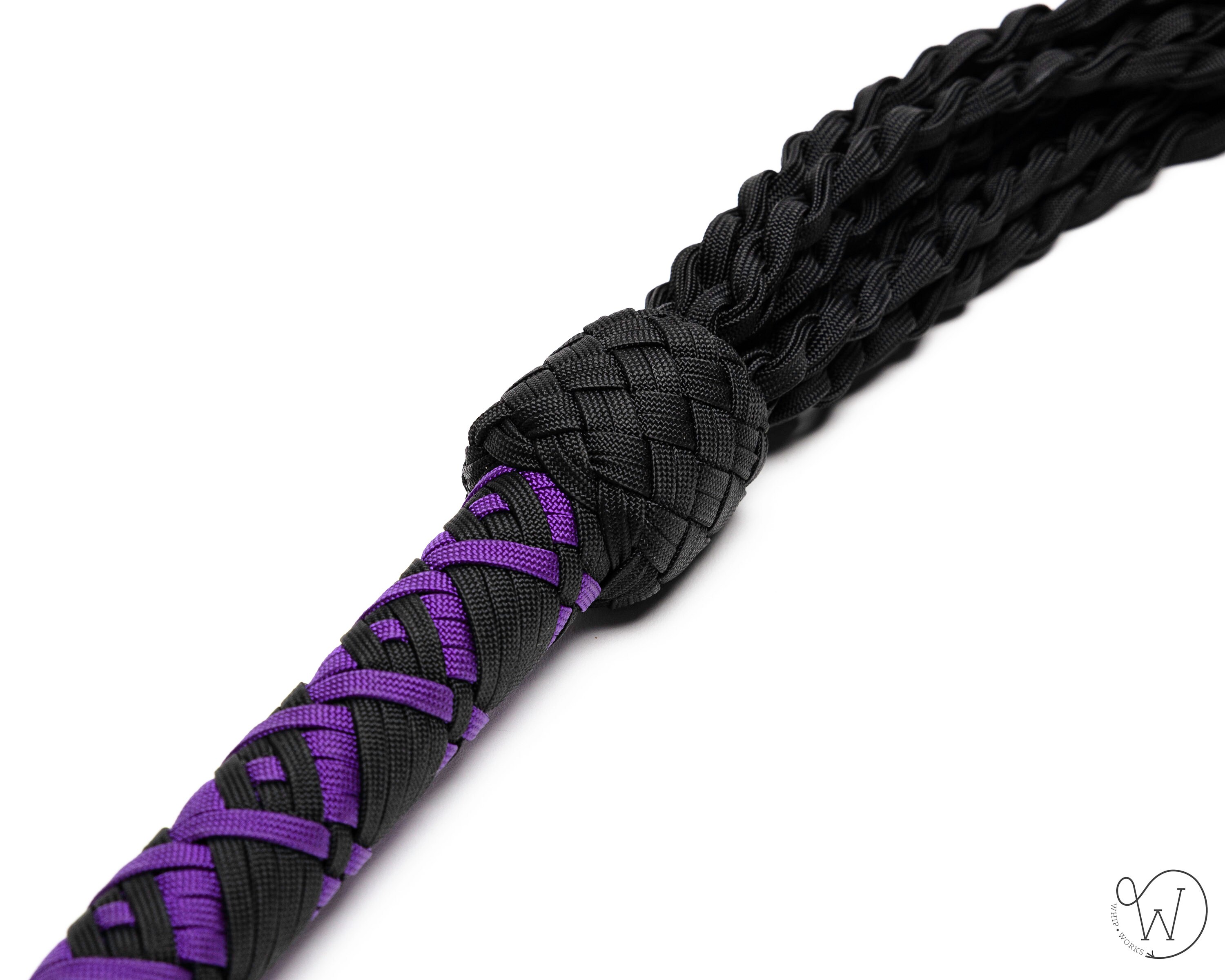 Premium Paracord Flogger Handcrafted Medium Twelve Braided Etsy
