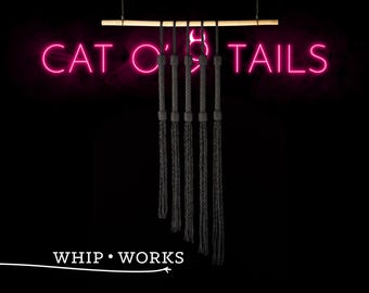 Custom Cat o' 9 Tails, made to your exact preferences. Paracord Cat o' 9 Tails with Rattan Cane Handle