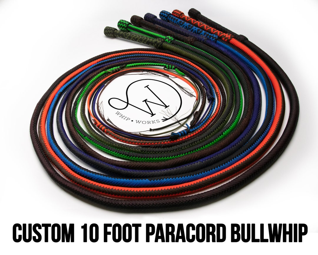 Custom 10 Foot Paracord Bullwhip, 16 Plait Etsy