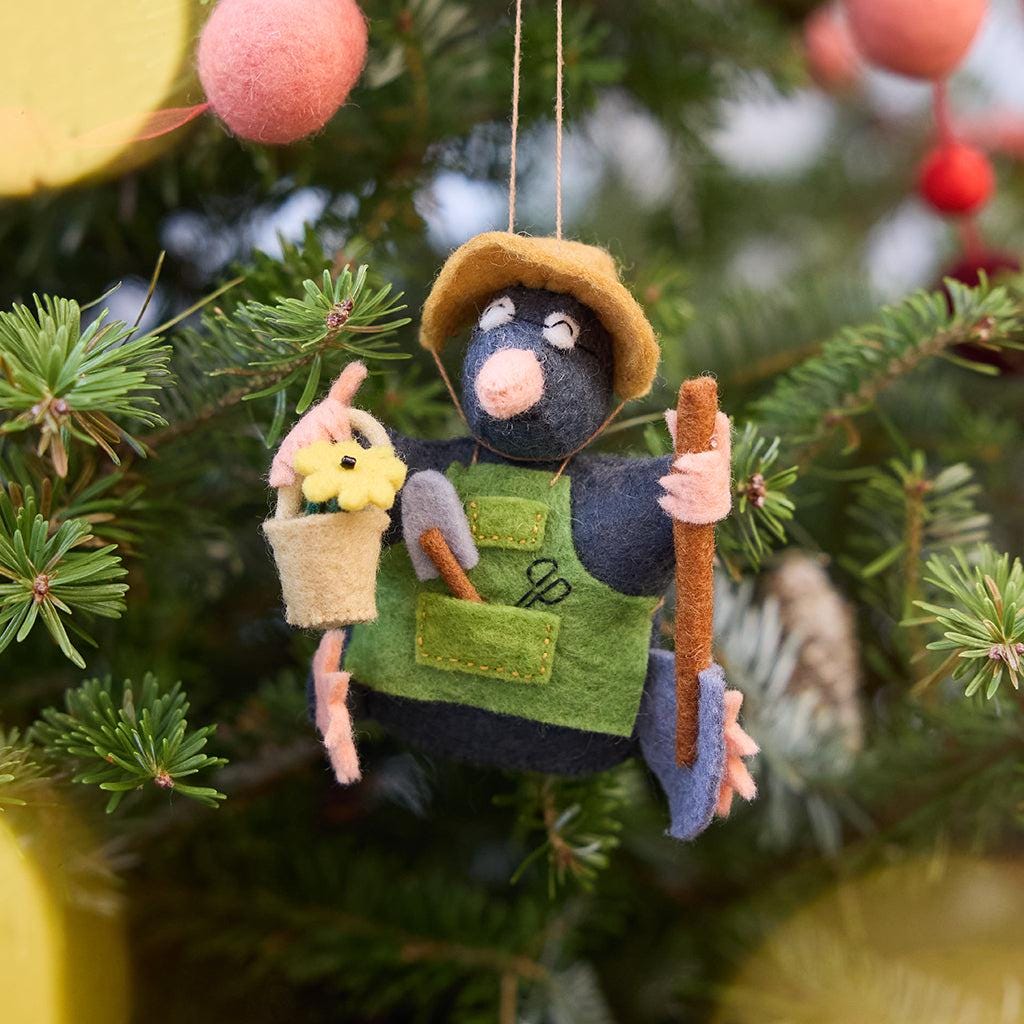 森林の動物クリスマスオーナメント フェルトクリスマスツリー