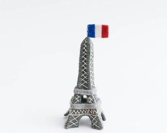 Eiffel Tower Ornament, Hand Felted French Parisian Tour Eiffel, Handmade Travel Charm