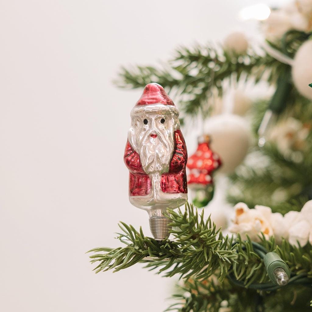 Antique Glass Clip on Ornament - Etsy