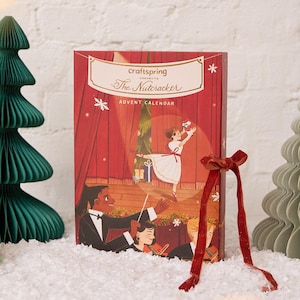 Mini calendario dell'avvento con decorazioni a forma di schiaccianoci, calendario del conto alla rovescia ricco di festività, decorazioni natalizie fatte a mano