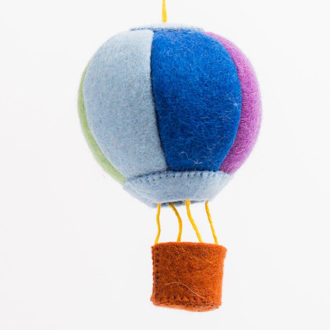 Felt Hot Air Balloon Ornament up and Away Hot Air Balloon Etsy