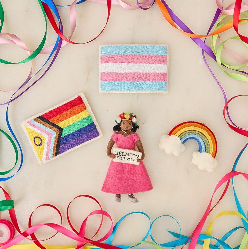 Craftspring Trans Pride Flag Ornament - Thumbnail 5