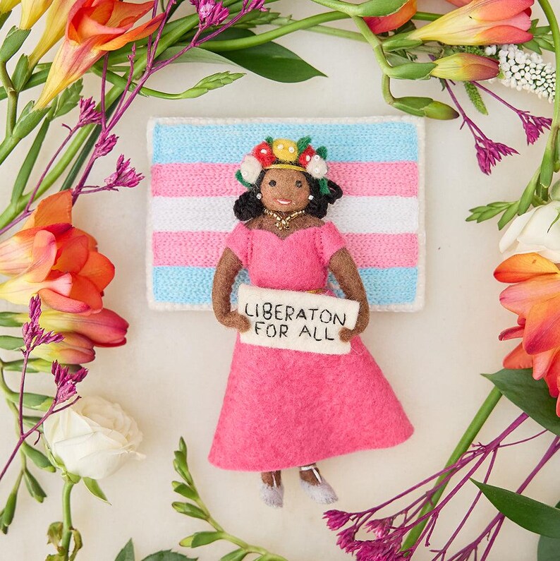 Craftspring Trans Pride Flag Ornament - Thumbnail 2
