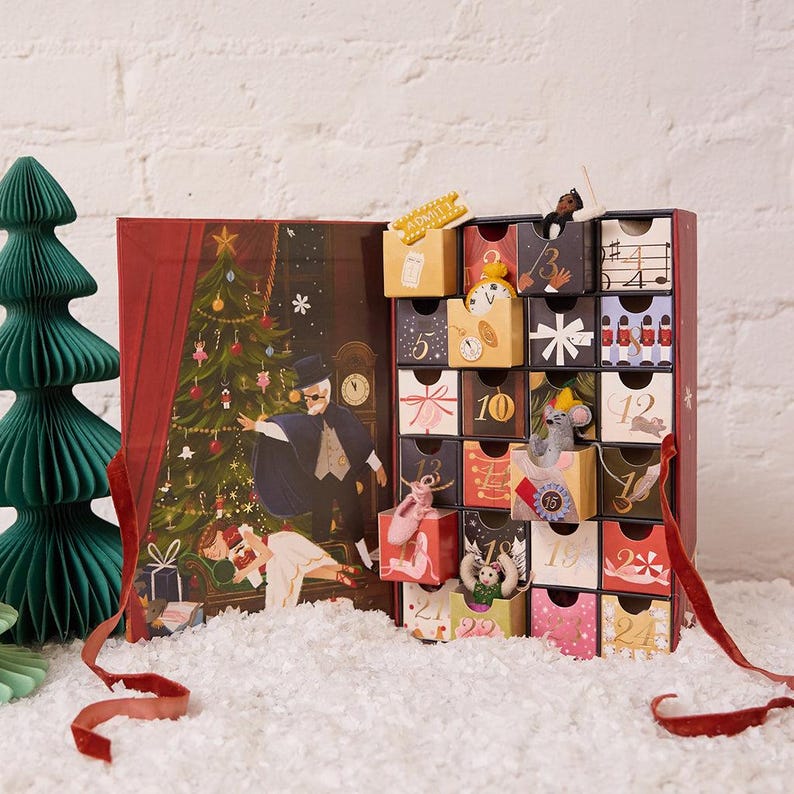 Craftspring Nutcracker Ornament Advent Calendar