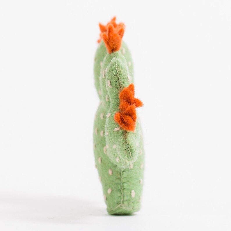 Felt Plant Ornament Desert Bloom Cactus Felt Christmas Etsy