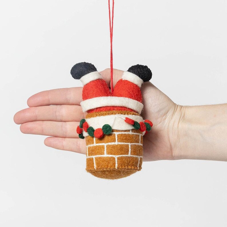 Craftspring Chimney Santa Ornament - Thumbnail 4