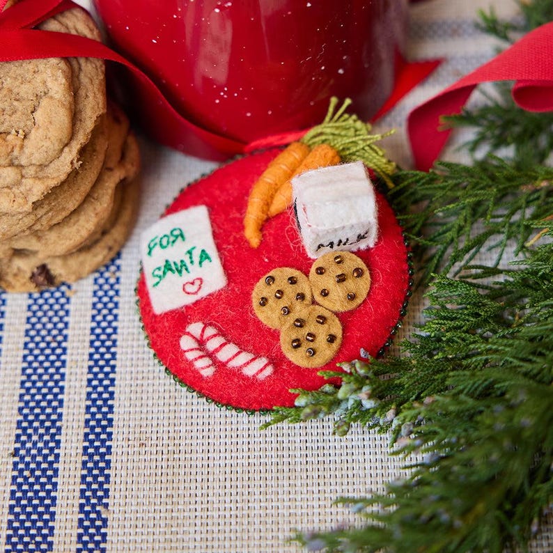 Craftspring Milk & Cookies for Santa Ornament - Thumbnail 5