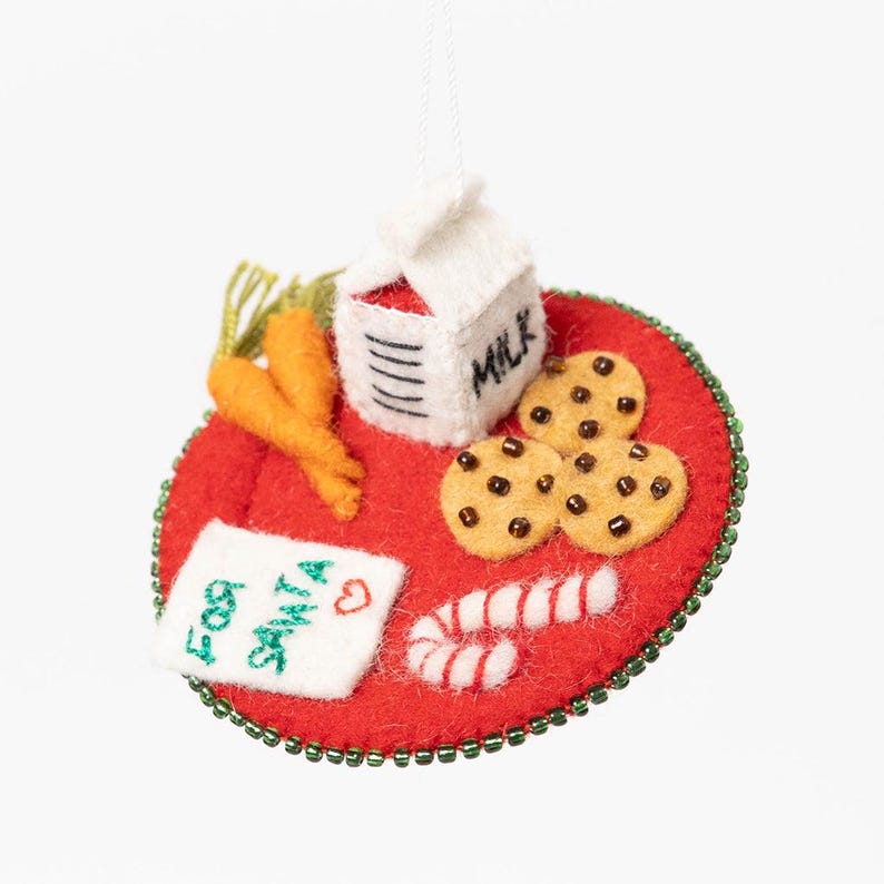 Craftspring Milk & Cookies for Santa Ornament - Thumbnail 4