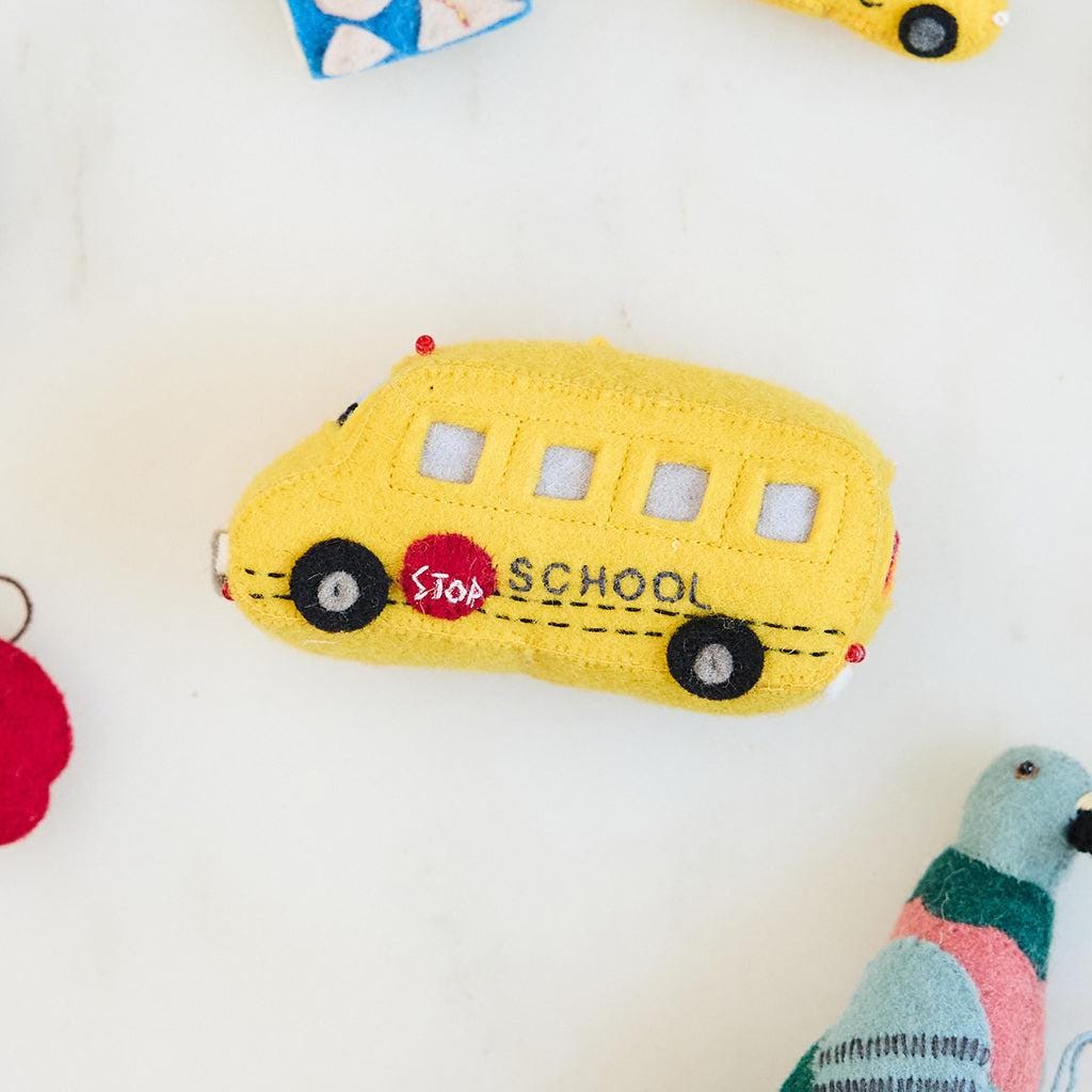 School Bus Ornament, Yellow Felt School Bus, Back to School Gift, Handmade  Holiday Keepsake - Etsy Israel, image size:1024x1024