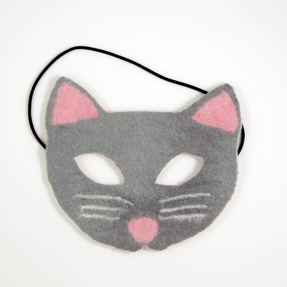 Felt Cat Mask Moonbeam Kitty Mask Felt Children's Mask Etsy