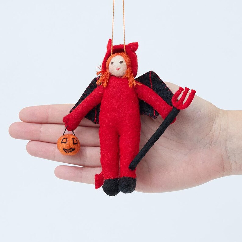 Craftspring Devil Trick-Or-Treater Ornament - Thumbnail 3
