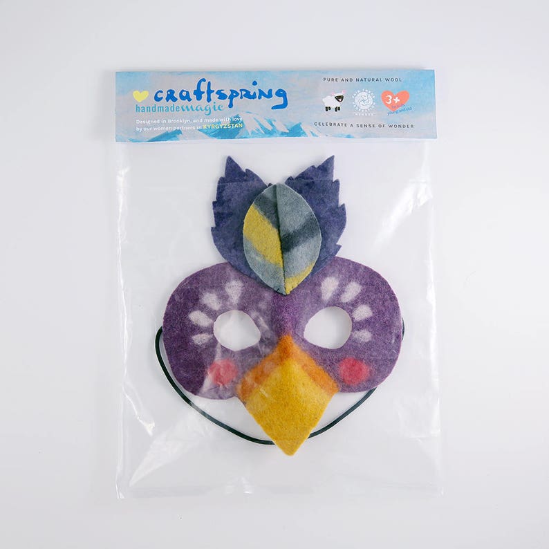 Carnival Dance Toucan Mask Felt Toucan Mask Felt Children/'s Mask