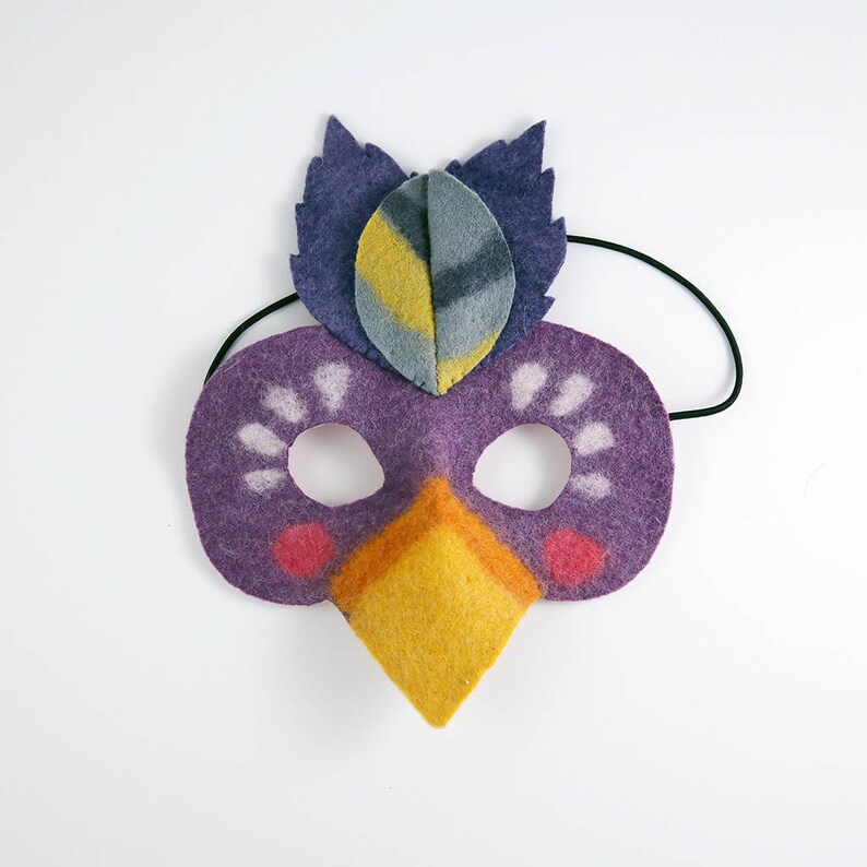 Carnival Dance Toucan Mask Felt Toucan Mask Felt Children/'s Mask