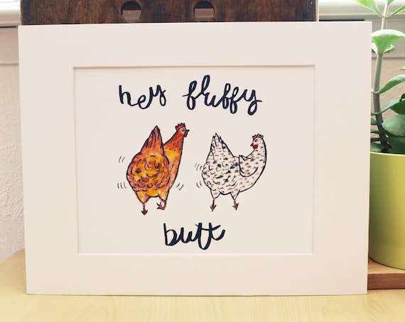 Peinture De Poulet Megot De Poulet Citation Amusante Art Etsy Canada