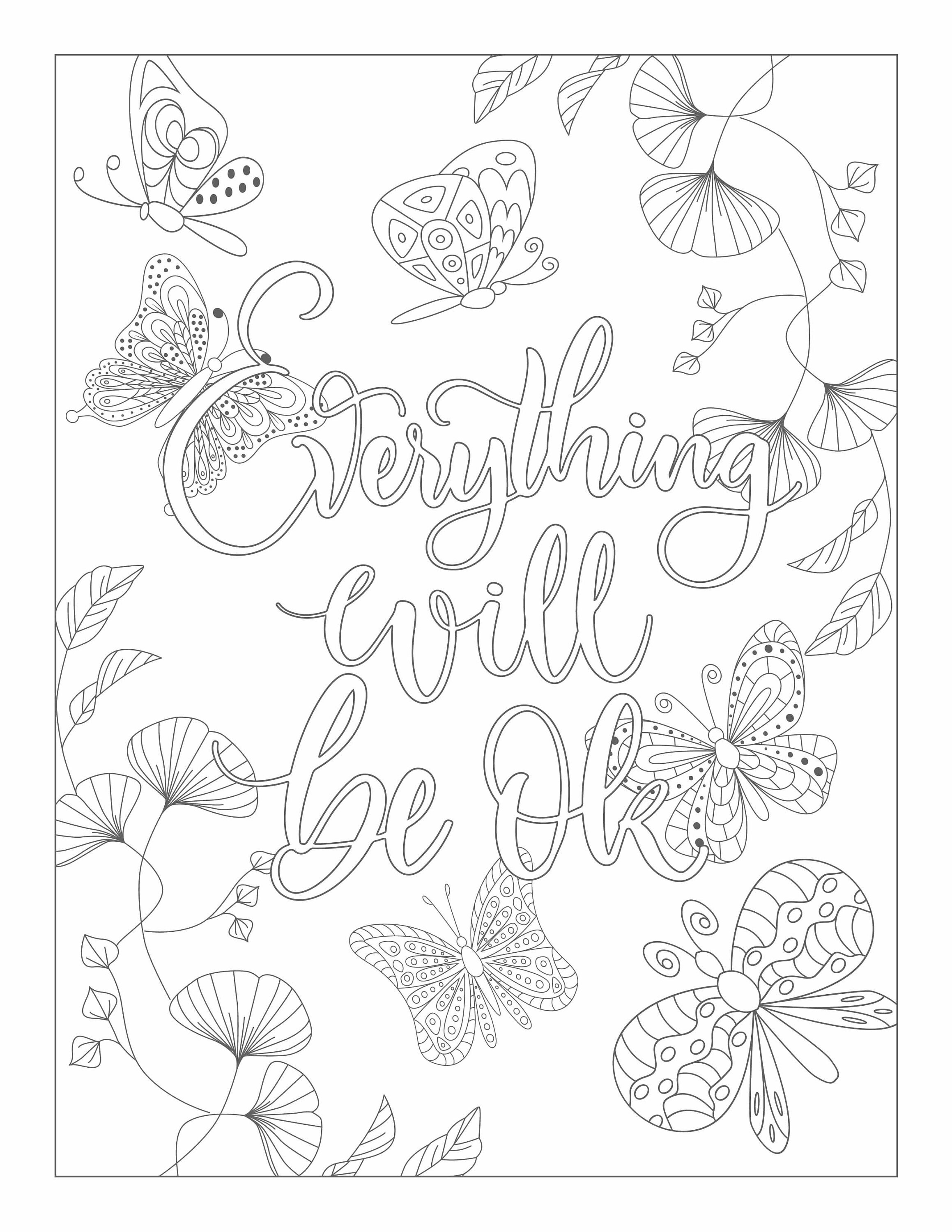 Adult Coloring Books and Positive Affirmation for Anxiety and Depression  for Women: Motivational Inspirational Quotes and Coloring Book To Boost  Your Mood and Confidence For Women, Teens & Adults by Pongyoh Art