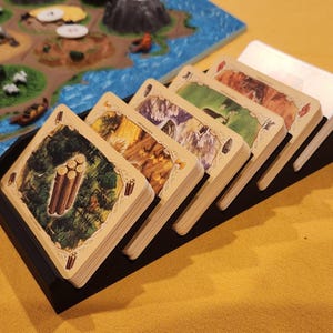 Settlers of Catan inspired Card Tray Holder