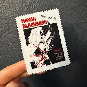 Manon Blackbeak waterproof kindle sticker, Throne of Glass sticker, dishwasher safe sticker for water bottles, laptop, iPad, kindle, or car