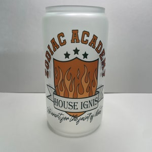 Zodiac Academy | House Ignis  | Darius Acrux |  Tori & Darcy | The Heirs | Solaria | Lance Orion | Libbey Glass | Dragons | Iced Coffee Cup