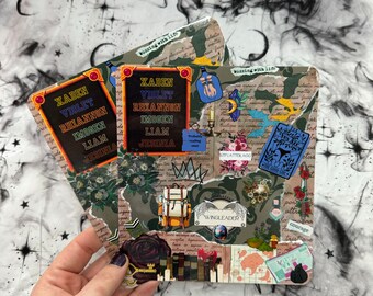 Kindle Paperwhite Oasis Scribe Clear Case Insert | Decorative Paper Dark Romance Daggers | Good Girl Fourth Wing Witchy Dark Academia