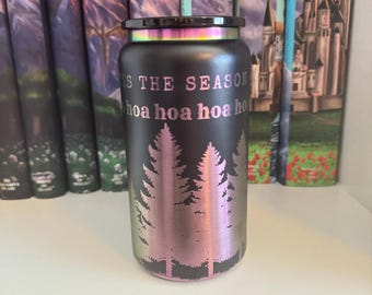 Twilight Engraved Rainbow Tumbler, Bella Swan Gift, Fantasy Reader Gift, Insulated Cup, Breaking Dawn Accessory, New Moon Merch